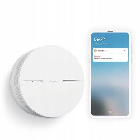 Detektor kouře Netatmo Security Smart WiFi Bluetooth