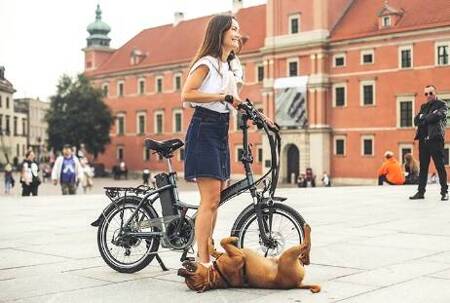 Skládací kolo Jobobike SAM, menší rám, 20" kolo, modrá