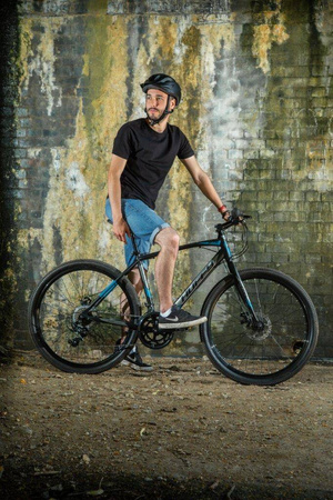 Pánské kolo Huffy Carom Gravel 27,5", Shimano TY-300, matná černá