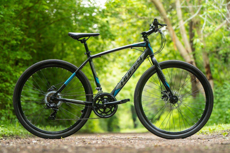 Pánské kolo Huffy Carom Gravel 27,5", Shimano TY-300, matná černá