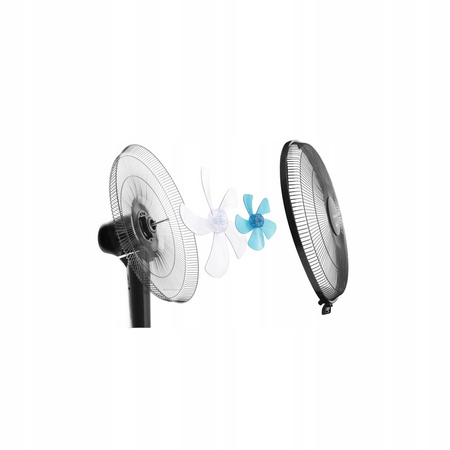 Rohnson R-8600 podlahový ventilátor 40cm černý