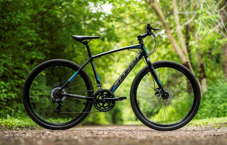 Pánské kolo Huffy Carom Gravel 27,5", Shimano TY-300, matná černá